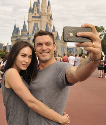 Megan Fox and Brian Austin Green at Magic Kingdom