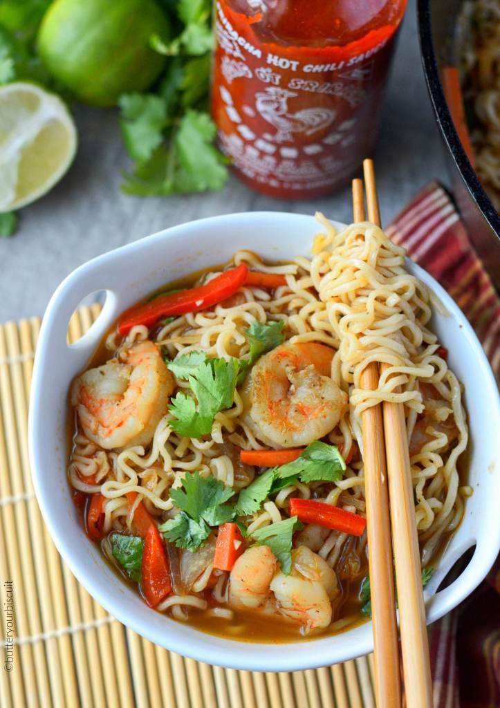  SPICY SHRIMP RAMEN BOWLS