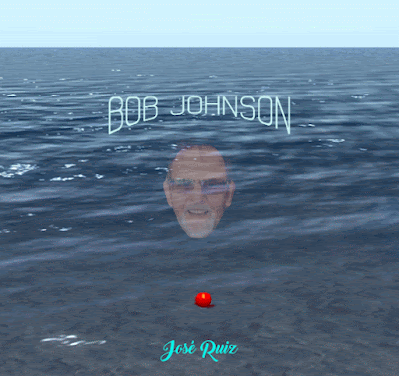 TRIBUTE TO BOB JOHNSON, Sail thrown into the sea in memory of BOB JOHNSON, José Ruiz, SENTIR LA POESÍA, CANVEY ISLAND, EASTBOURNE