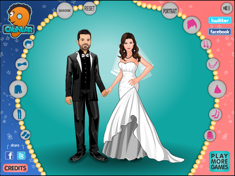 Dress up couple