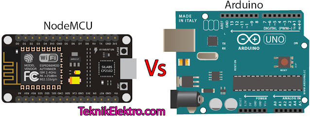 Perbedaan NodeMCU dan Arduino