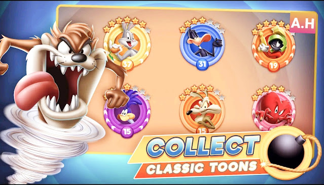 لعبة معارك تقمص الادوار الاستراتيجية Looney Tunes الممتعة والمجانية online لهواتف الاندرويد