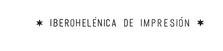 iberohelenica de impresión