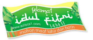 Desain Bannner / Spanduk Selamat Idul Fitri 1434 H