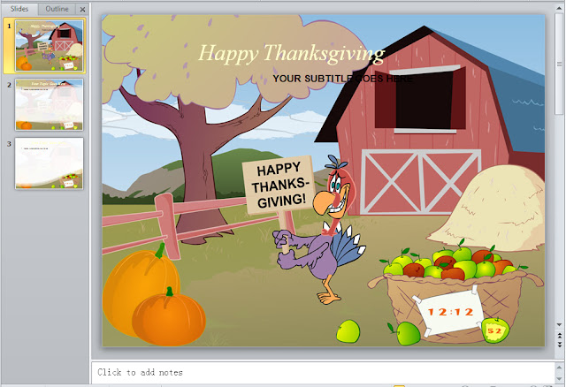 thanksgiving day powerpoint template