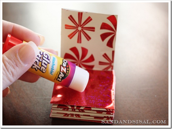 Glue end flap 