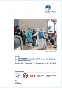 Surto de Ebola 2014-2015 : Lições para resposta a um evento intencional