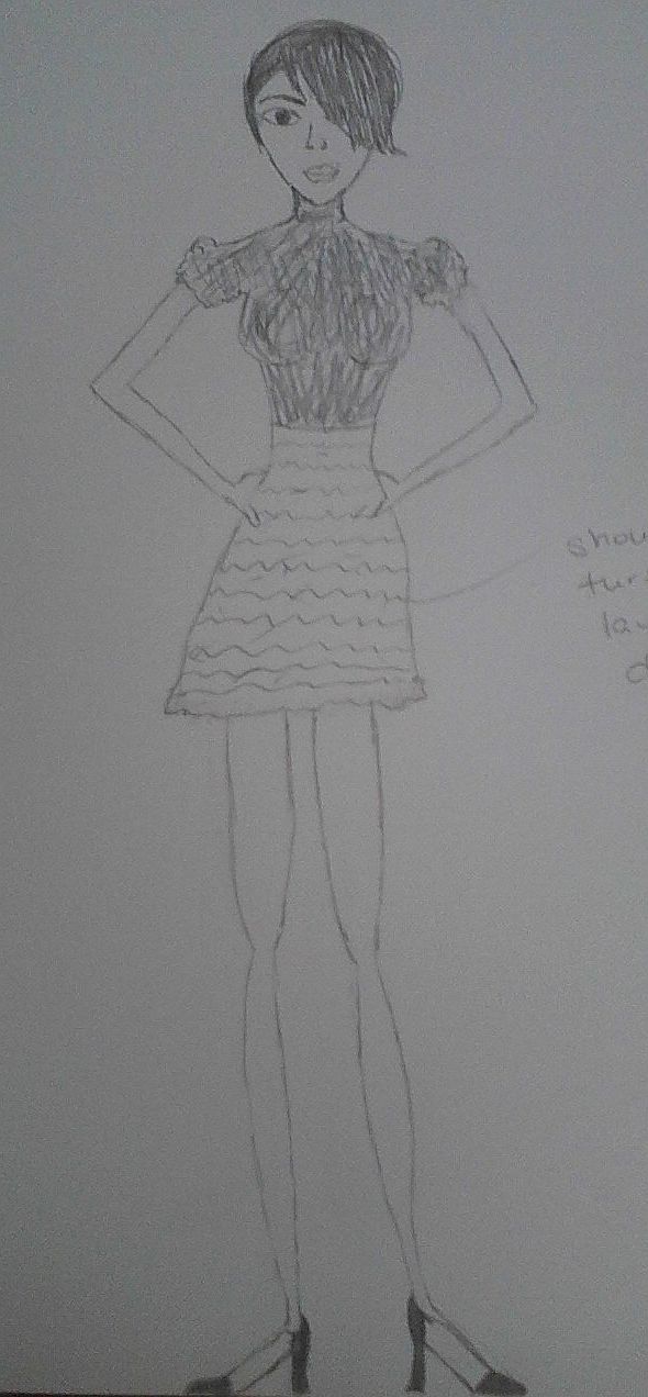 Project #26: High-Waisted Ruffle Dress