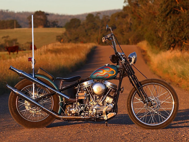 Harley Davidson Panhead By Renscratch