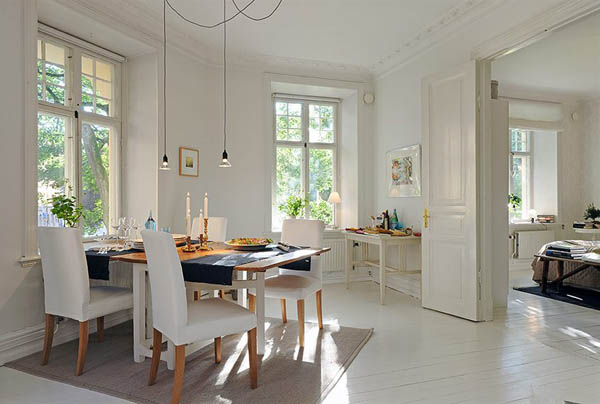 INCREDIBLE DESIGN DINING ROOM WITH NATURAL LIGHT