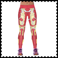 Style Athletics Workout Clothes Amazon Online Activewear Active Clothing Shop Crop Pants Leggings Yoga Ironman Iron Man Red Yellow