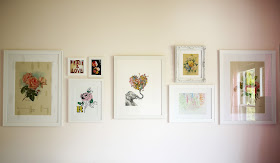 baby girl nursery gallery wall