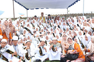 Dihadiri Bupati dan Wabup, Sebanyak 831 Siswa Madrasah se Kabupaten Sijunjung di Wisuda Tahfiz
