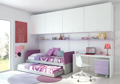 habitación juvenil para dos chicas