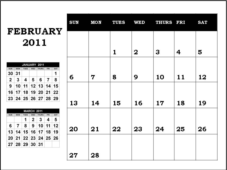 blank calendar 2010 february. lank calendar pages 2010.