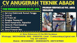 Pilihan Service AC TCL  Area Sidoarjo 