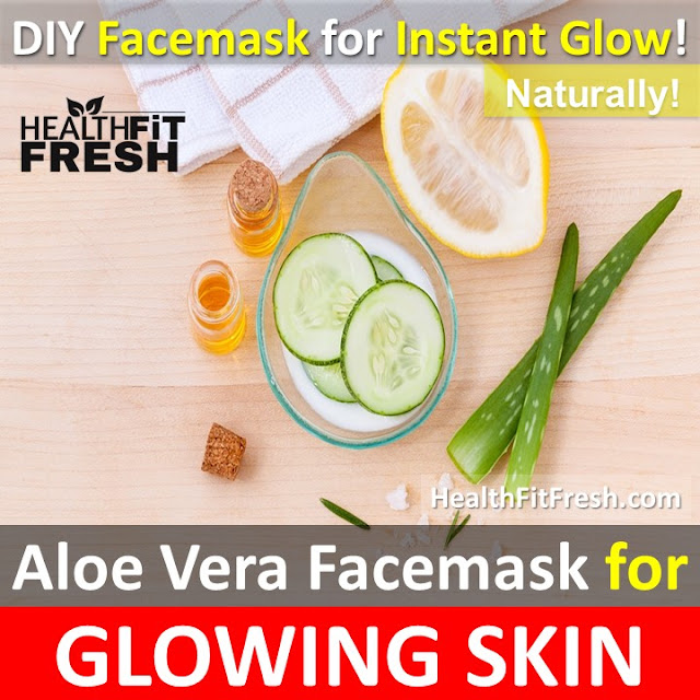 How to get glowing skin, face mask for glowing skin, how to get fair, get glowing skin overnight fast, aloe vera face mask, instant glow face pack, DIY face mask, homemade face mask, aloe vera for skin, natural face masks,