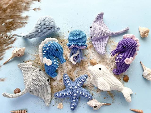 crochet sea animals