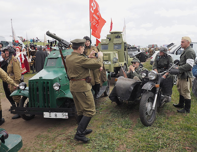 Исторический фестиваль "Сибирский огонь - 2019", парад участников