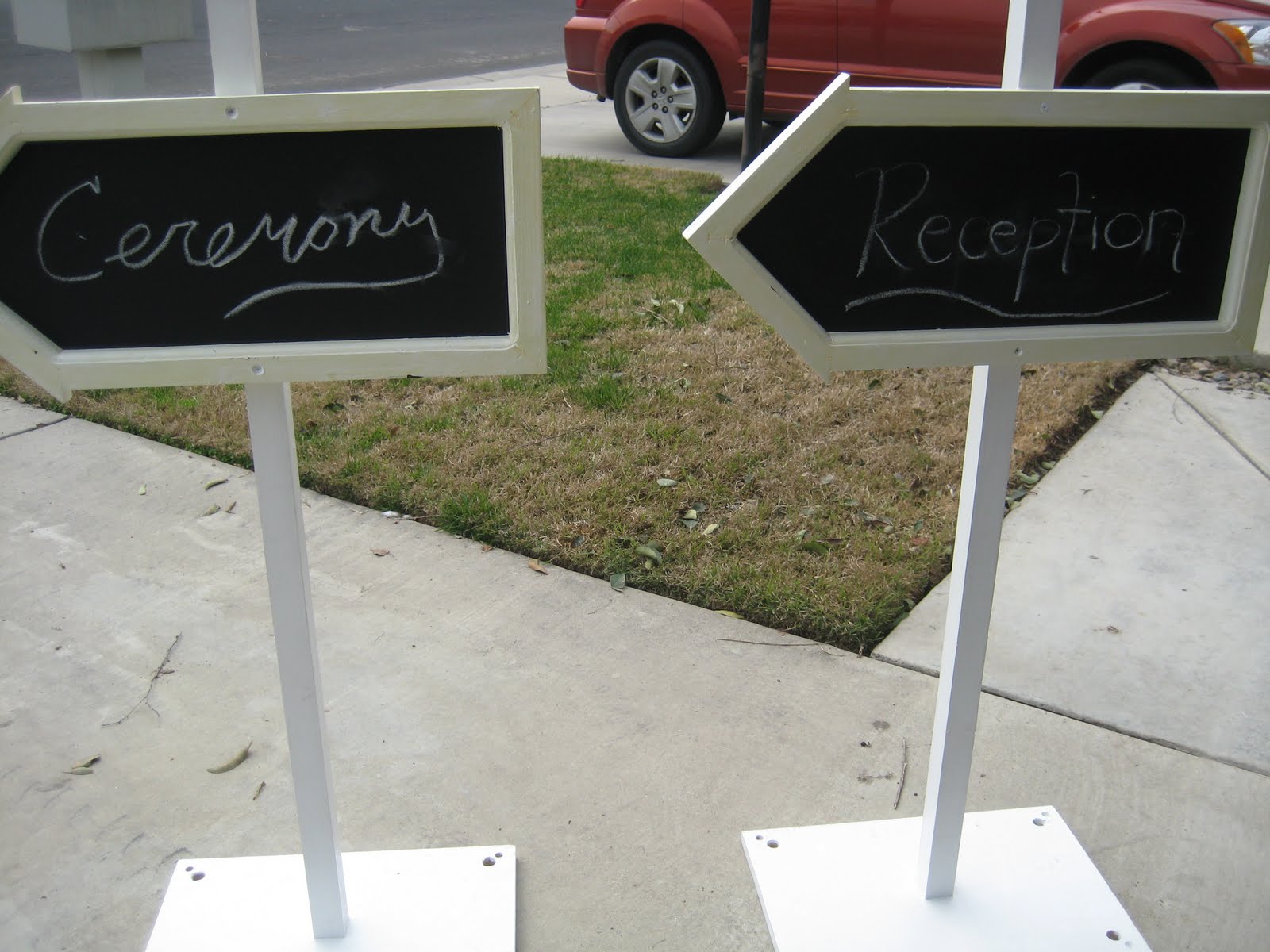 chalkboard wedding decor