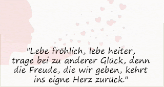 spruch des tages glück