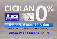 cicilan 0% bca card