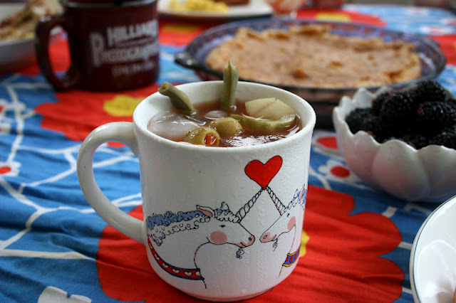 Bloody Mary in a Unicorn Mug