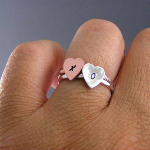 Heart Initial Rings [SOURCE]