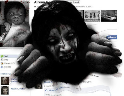 facebook horror profile prank