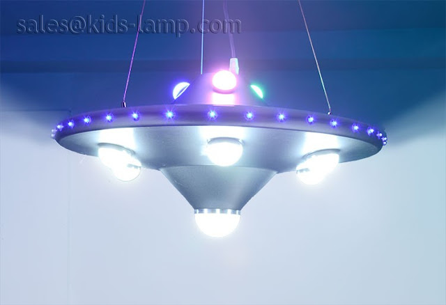 UFO Plate kids bedroom pendant ceiling lamps.
