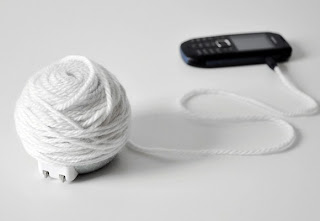 Mobile Phone Charger Wool Yarn