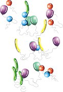 GLOBOS DE COLORES
