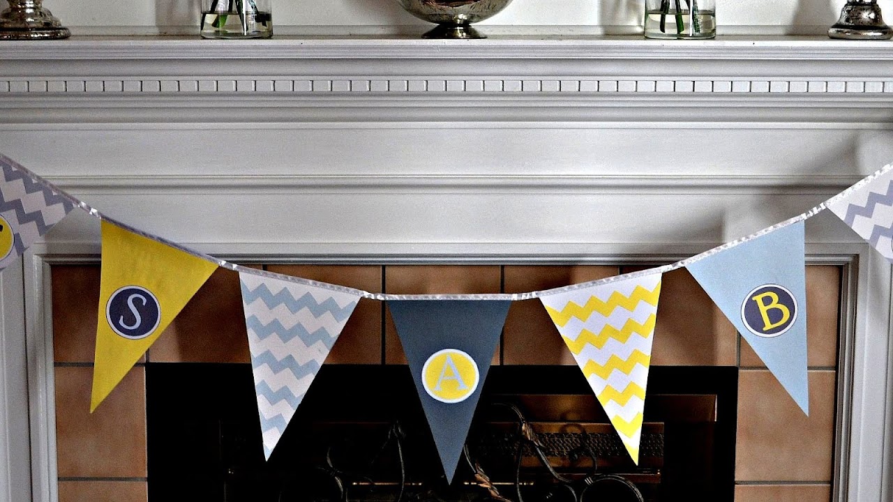Baby Shower Banner Diy