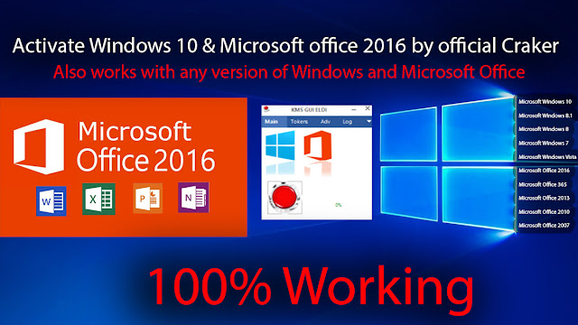 Active your Windows 10 & Microsoft office 2016 for Life time (also works for any version of Windows & MS Office, Read It!!!)