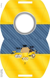 Minions Movie Free Printable Pillow Box,