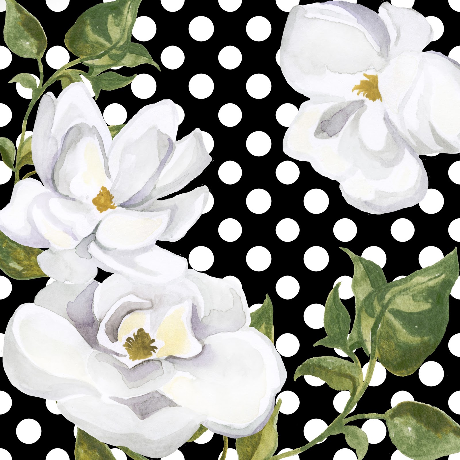 FREE Black  White  Floral  Background  Patterns 