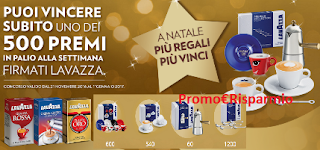 Logo Con Lavazza a Natale vinci 3.000 premi: più regali e più vinci