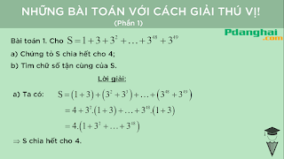 Toán 6 - Tìm chữ số tận cùng của tổng lũy thừa cùng cơ số