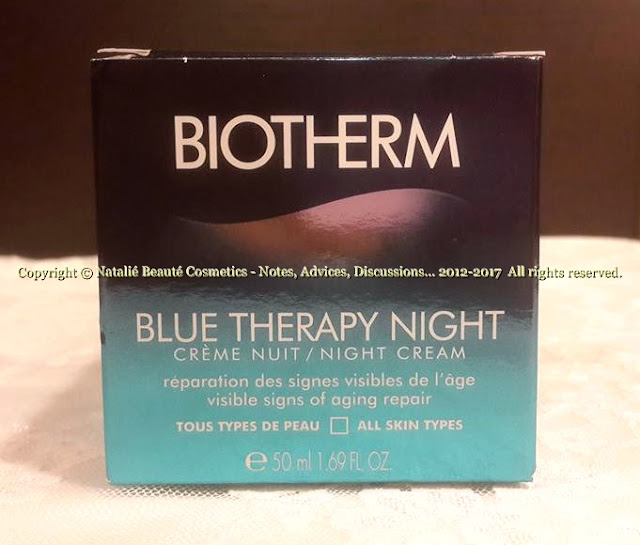 BLUE THERAPY NIGHT AND BLUE THERAPY EYE - PERSONAL REVIEW AND PHOTOS by Author Natalié Beauté