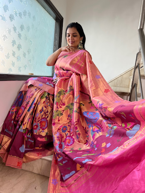 jamdani paithani saree