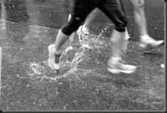 Running in Iowa Rain..Not very fun. 