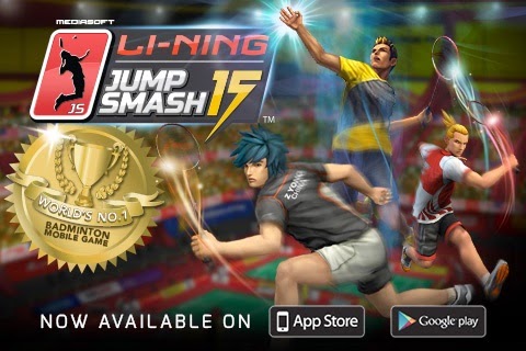 Jump Smash™ 15 Badminton Smartphone Game Application With Mediasoft™ Entertainment