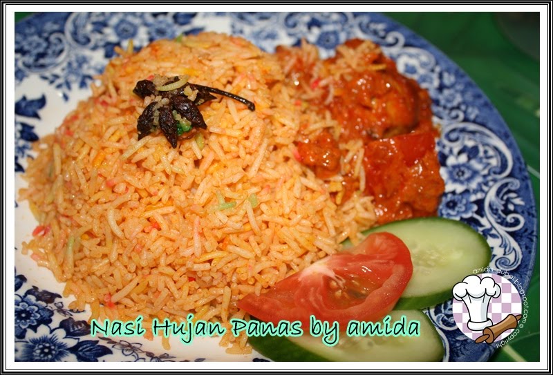 Journey of My LiFe in Dubai UAE: Nasi Hujan Panas & Ayam 