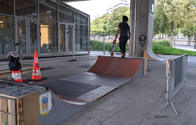 skatepark rampe DIY Olabo saint-ouen