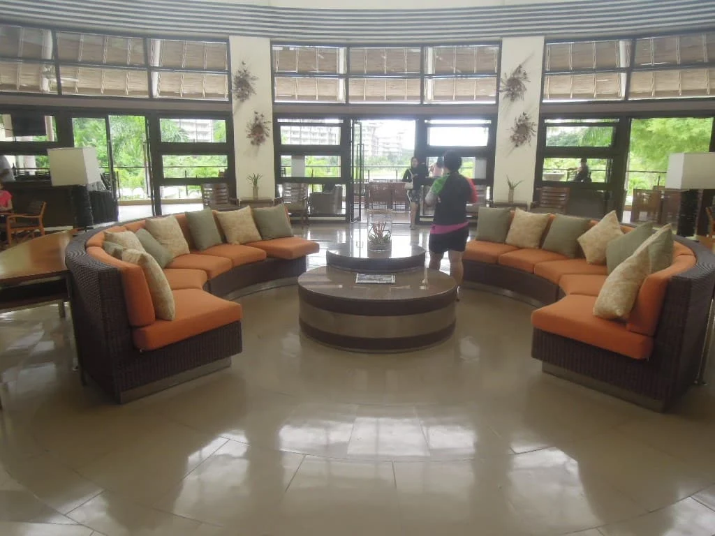 Inside the country club of Pico de Loro Beach & Country Club