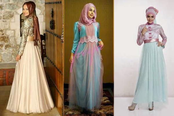 baju pesta wanita muslimah