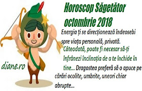 Horoscop Săgetător octombrie 2018