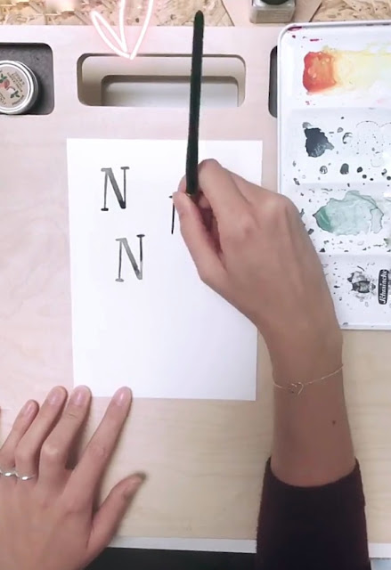 ¿En qué consiste el Taller de Lettering con Pincel y Acuarelas?