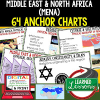 Geography Posters Geography Review Pages Geography Word Walls Geography Bulletin Boards Geography Google Classroom Activities Geography Distance Learning Activities, World Geography Overview 5 Themes Anchor Charts, Posters, Digital Activity Mapping Skills Anchor Charts, Posters, Digital Activity Landforms and Waterways Anchor Charts, Posters, Digital Activity People and Resources-Population Culture Land Use Anchor Charts, Posters, Digital Activity Geography of the United States and Canada Anchor Charts, Posters, Digital Activity Geography of Latin America Anchor Charts, Posters, Digital Activity Geography of Europe Anchor Charts, Posters, Digital Activity Geography of Russia and Eurasia Anchor Charts, Posters, Digital Activity Geography of North Africa and Southwest Asia MENA Anchor Charts, Posters, Digital Activity Geography of Sub-Saharan Africa Anchor Charts, Posters, Digital Activity South Asia Anchor Charts, Posters, Digital Activity East Asia Anchor Charts, Posters, Digital Activity Southeast Asia Anchor Charts, Posters, Digital Activity Australia Anchor Charts, Posters, Digital Activity