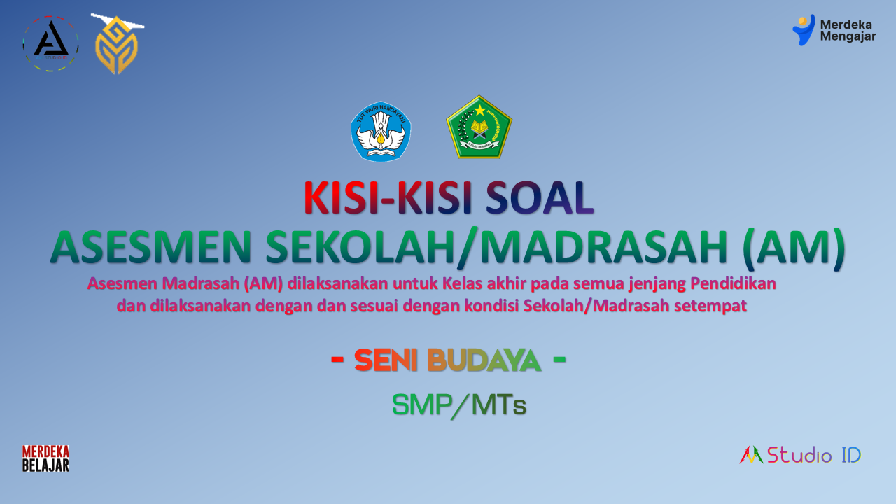 Kisi-Kisi Soal Seni Budaya SMP/MTs - Asesmen Madrasah 2023